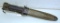 US M8A1 PWH 1965 US Military Bayonet w/Scabbard...