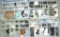 Gun Parts - 4 Plastic Trays w/Sights, Scope Rings, much more...