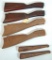 2 Old Rough Savage Model 99 Wood Rifle Stocks and 2 Savage Model 99 Unfinished Stocks &... Forearms.