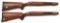 2 New Remington Wood Gun Stocks for Bolt Action Rifles...