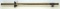 Vintage Brass Tube Rifle Scope, 24 1/2