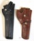 2 Leather Holsters - Safariland 25 for S&W Lg. Frame 8