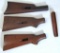 3 Winchester Model 63 Wood Stocks & 1 Forearm...