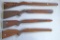 4 Unidentified Rifle Stocks...