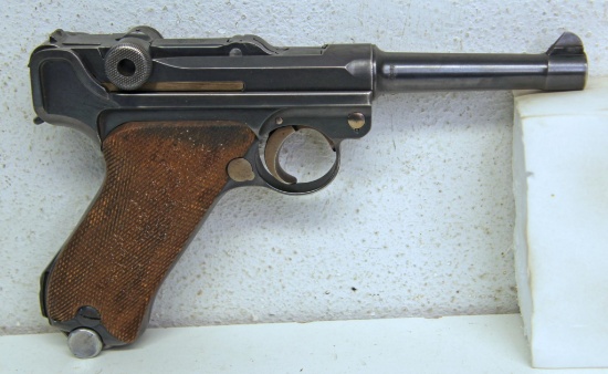 German DWM Luger .30 Luger Semi-Auto Pistol w/Holster... DWM Production 1900-1922... Barrel Proof -