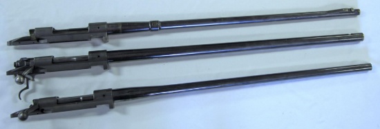 3 Winchester Model 70 Bolt Action Rifle Receivers & Barrels - .22 Hornet, No Bolt, SN#54474, .30-06