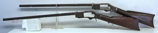 2 Winchester Model 1873 Lever Action Rifle Frames, Barrels, and Stocks Only... .22 Long, Mfg. 1888,
