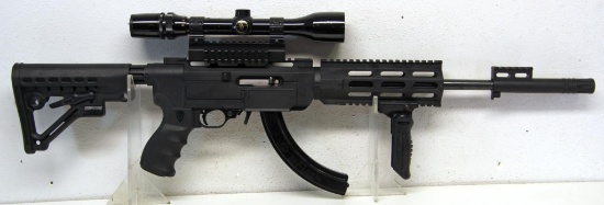 Archangel 5.56 Converted to .22 LR AR-15 Style Semi-Auto Rifle w/Bushnell Scope... Accepts 10/22