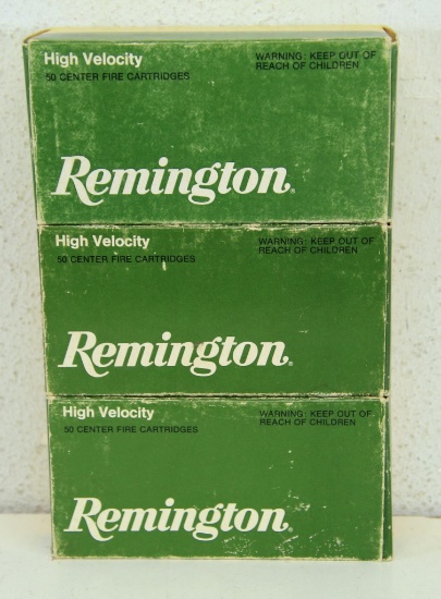 3 Full Boxes Remington .218 BEE 46 gr. HP Cartridges Ammunition...