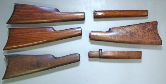 Mixed Lot 4 Wood Stocks & 2 Wood Forearms for Different Winchester Lever Action Rifles...