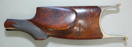 ...Schuetzen Style Wood Butt Stock for Stevens 44 & 44 1/2 Single Shot Rifles -Crevice Across Top of