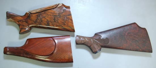 3 High Cheek Wood Butt Stocks...
