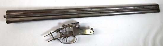 Remington 16 Ga. Side by Side Receiver, Barrels, Forearm with Finish Stripped, SN#116868 - Will