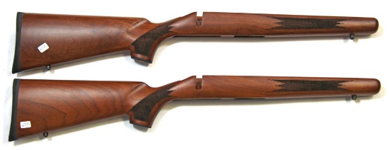 2 New Remington Wood Gun Stocks for Bolt Action Rifles...