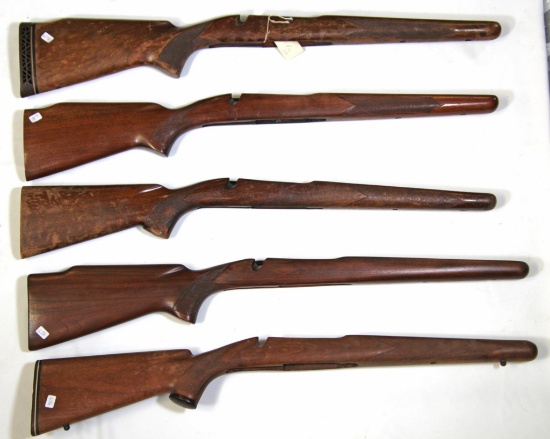 5 Pre-64 Winchester Model 70 Wood Gun Stocks...
