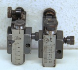2 Lyman Rear Rifle Peep Sights - 1 Marked 485...