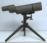 J. Unertl...20x54 Spotting Scope No. T-308 and Sight-Exchange Co. Tripod, Tripod & Spotting Scope do