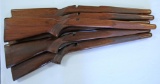 6 Pre-64 Winchester Model 70 Wood Rifle Stocks, 1 Missing Butt Plate...