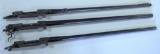 3 Winchester Model 70 Bolt Action Rifle Receivers & Barrels - .22 Hornet, No Bolt, SN#54474, .30-06