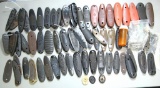 Large Lot Box Lot - Over 75 Plastic, Steel, Rubber Butt Plates and Pads - Lots of Winchester,