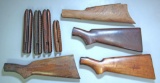 Winchester Pump Action Rifle 4 Butt Stocks & 4 Forearms...