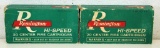 2 Full Vintage Boxes Remington .348 Winchester 200 gr. SP Cartridges Ammunition...