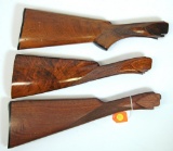 3 Browning Wood Stocks for Citori Shotguns - 2 are 20 Ga....