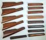 5 Wood Stocks and 8 Wood Forearms for Winchester Model 1892...