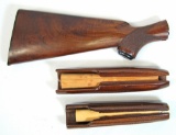 Wood Deluxe Stock and 2 Sizes Deluxe Forearms for Winchester Model 12 Shotguns...