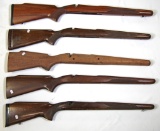 5 Pre-64 Winchester Model 70 Wood Gun Stocks......