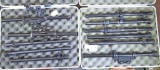 2 Gun Guard Cases with 10 Antique Mossberg Scopes, Wards Model 10 Scope and Wards Model 10 Parts -