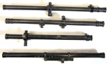 3 Antique Lyman Rifle Scopes - 422 Expert and 438-Field and 5A and 1 Scope not Marked with Lyman