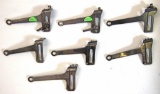 2 Complete Lyman No. 21 Winchester 1895 Rear Receiver Sights, 1 More that is missing Lever, and 4