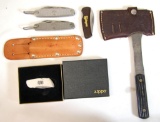 Zippo NRA Knife in Box, U.S. Camillus 1984 Pocket Knife w/Small Knick in Large Blade, U.S. Camillus