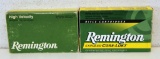 Full Box Remington 7 mm Mauser (7x57) 140 gr. PSP and Partial Box 15 Remington .270 Win. 130 gr. PSP