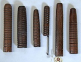 6 Different Wood Pump Action Forearms - 1 Shotgun, 5 Rifles...