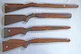 4 Unidentified Rifle Stocks...
