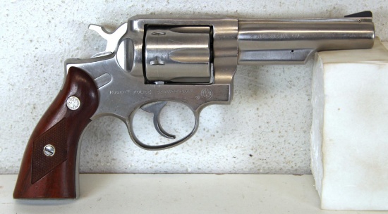Ruger Police-Service Six .38 Special Double Action Revolver... 4" Barrel... Some Abrasion Marks Left