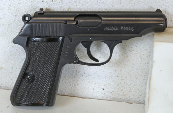 German Model PP 1001-0 7.65 mm Semi-Auto Pistol... Missing Clip... SN#24845...