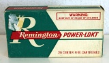 Full Vintage Box Remington .223 Remington 55 gr. HP Cartridges Ammunition...
