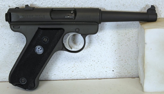 Ruger MK II .22 LR Semi-Auto Pistol Parkerized or Military Finish... 4 3/4" Barrel... SN#214-12891..