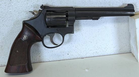 Smith & Wesson Model 17-3 .22 LR Double Action Revolver 5 3/4" Barrel... Minor Wear to Wood Grips...