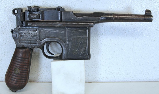 Oberndorf Mauser C96 Broomhandle .30 Mauser (Luger) Semi-Auto Pistol 4" Barrel... SN#842253...