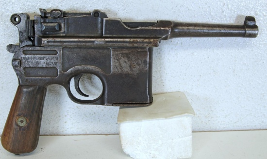 Oberndorf Mauser C96 Broomhandle .30 Mauser Semi-Auto Pistol Safety Worn Out... 4" Barrel... SN#5851