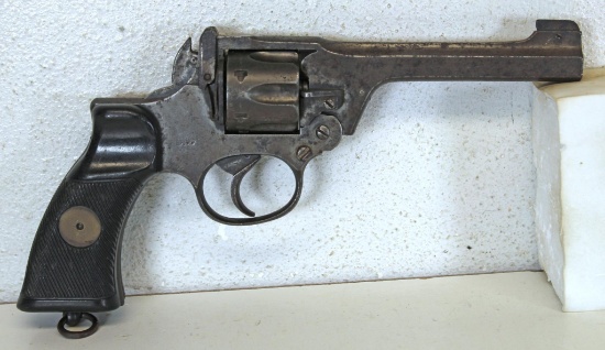 British Enfield No. 2 MK I .38 Cal. Top Break Double Action Revolver 5" Barrel... Poor Finish...