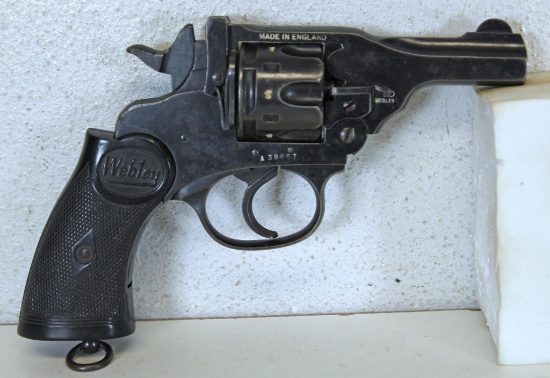 Webley...& Scott...Mark IV .38 Cal. Top Break Double Action Revolver Marked on Top Webley & Scott Lt