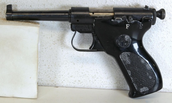 SM Sporter .22 LR Single Shot Pistol 4 1/2" Barrel... Original Box in Poor Condition... SN#3240...