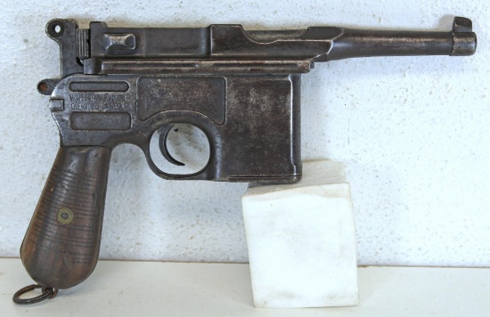 Oberndorf Mauser C96 .30 Mauser Broomhandle Semi-Auto Pistol 3 3/4" Barrel... SN#812613...