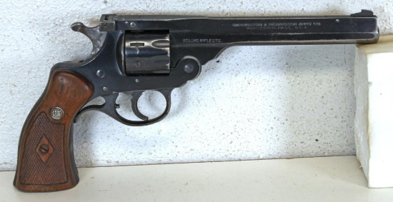 H&R "Sportsman" .22 LR Top Break Double Action Revolver 6" Barrel... SN#P 2212...