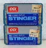 2 Full Boxes CCI .22 LR Stinger Cartridges Ammunition...